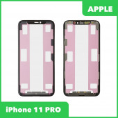 Стекло + OCA в сборе с рамкой для Apple iPhone 11 Pro, олеофобное покрытие, черный