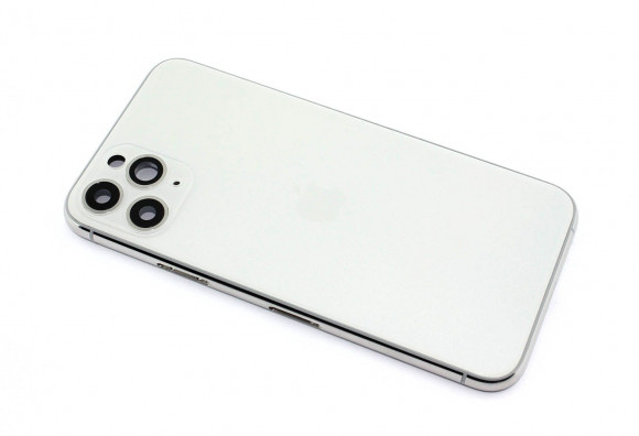 Задняя крышка (корпус) в сборе с рамкой для Apple iPhone 11 Pro, white