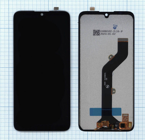 Дисплей для Tecno Pop 5 черный Дисплей для Tecno Pop 5 черный