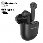 TWS Bluetooth гарнитура Borofone BE49 Serenity TWS Wireless BT Headset, черная TWS Bluetooth гарнитура Borofone BE49 Serenity TWS Wireless BT Headset, черная
