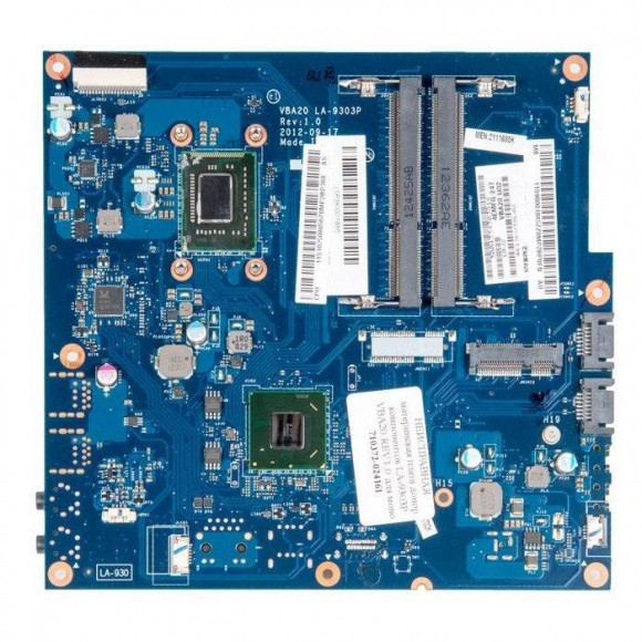 lA-9303P VBA20 REV:1.0 Lenovo C240, SR0N8 , SLJTA KB9012F-A3, RTL8411, НЕИСПРАВНАЯ материнская плата донор компонентов lA-9303P VBA20 REV:1.0 Lenovo C240, SR0N8 , SLJTA KB9012F-A3, RTL8411, НЕИСПРАВНАЯ материнская плата донор компонентов