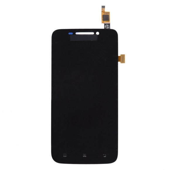 LCD Дисплей для Lenovo S650 с тачскрином, 1-я категория, черный