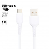 USB кабель Borofone BX16 Easy Charging Data Cable For Type-C, белый USB кабель Borofone BX16 Easy Charging Data Cable For Type-C, белый