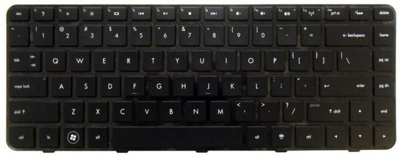 Клавиатура для ноутбука HP Pavilion DM4-1000, DV5-2000, DV5-2100, черная с подсветкой