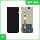 LCD Дисплей для Realme 7 в сборе с тачскрином, черный LCD Дисплей для Realme 7 в сборе с тачскрином, черный