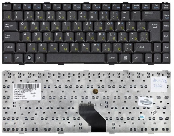 Клавиатура для ноутбука Asus Z96, Z96J, Z96F, S96J, S9, S96J, S96, Z84, Z84F, Z84J, черная Клавиатура для ноутбука Asus Z96, Z96J, Z96F, S96J, S9, S96J, S96, Z84, Z84F, Z84J, черная