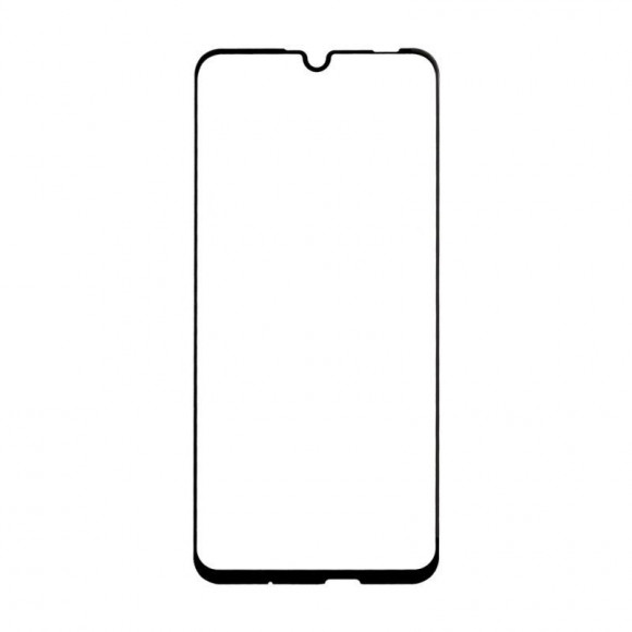 Защитное стекло "LP" для Huawei P Smart 2019 Thin Frame Full Glue с рамкой 0.33 мм, 2.5D, 9H, черное