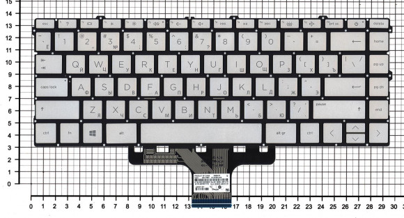 Клавиатура для ноутбука HP Pavilion 14-DV, 14-DW розовая Клавиатура для ноутбука HP Pavilion 14-DV, 14-DW розовая