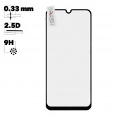 Защитное стекло "LP" для Samsung Galaxy M31 (M315F) Thin Frame Full Glue с рамкой 0, 33 мм 2, 5D 9H, черное