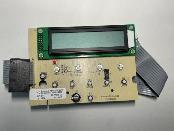Дисплей (блок управления) 5232114200 454010781LCD Delonghi EAM уценено с разбора
