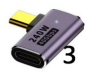 Переходник USB 4 Type C угловой тип 2