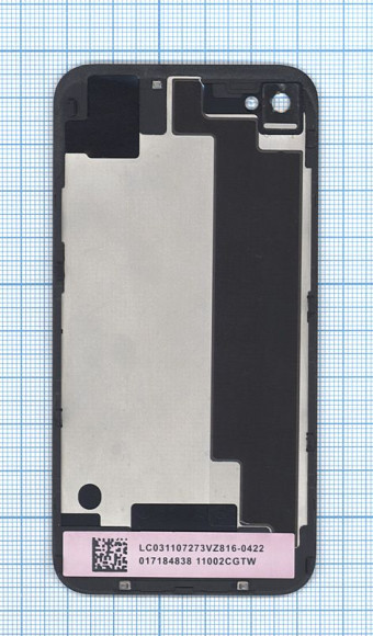 Задняя крышка корпуса для Apple iPhone 4S, черная