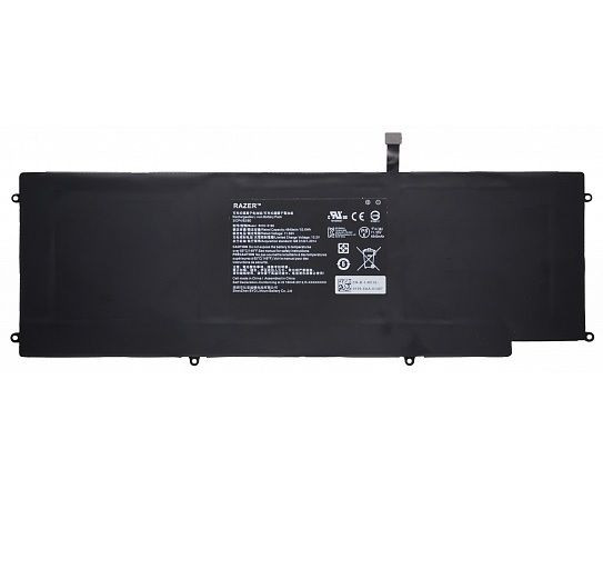 Аккумулятор (батарея) для ноутбука Razer Blade Stealth 2016, 2017 (RC30-0196, RZ09-0196), 53.6Wh, 4640мАч, 11.55В