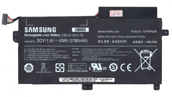 Аккумулятор (батарея) для ноутбука Samsung 370R5E, 470R5E (AA-PBVN3AB) 3700мАч, 11.4В (оригинал) Аккумулятор (батарея) для ноутбука Samsung 370R5E, 470R5E (AA-PBVN3AB) 3700мАч, 11.4В (оригинал)