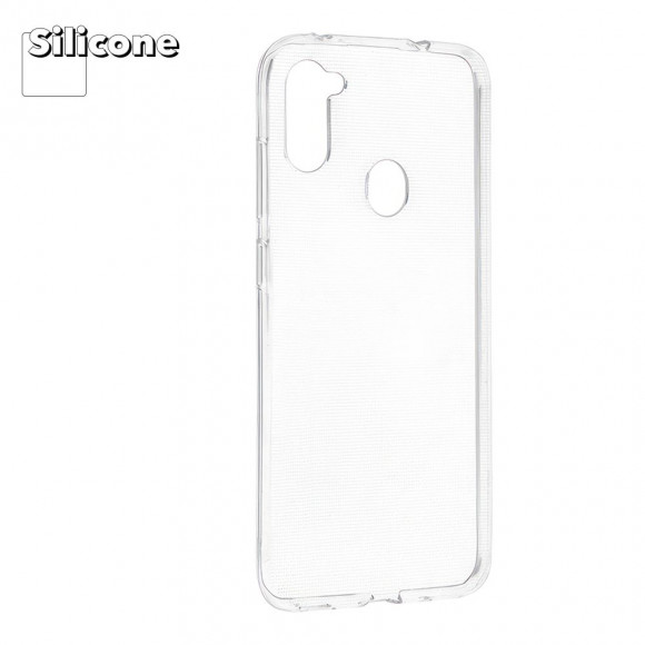 Силиконовый чехол "LP" для Samsung Galaxy A11 (A115F) TPU, прозрачный (европакет)