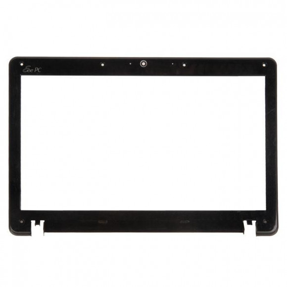Рамка экрана (рамка крышки матрицы, LCD Bezel) для ноутбука Asus Eee Pc 1201 черная, пластиковая. С разбора.