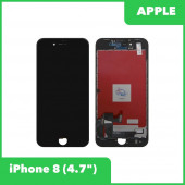 Модуль для Apple iPhone 8 (олеофобное покрытие), черный Модуль для Apple iPhone 8 (олеофобное покрытие), черный
