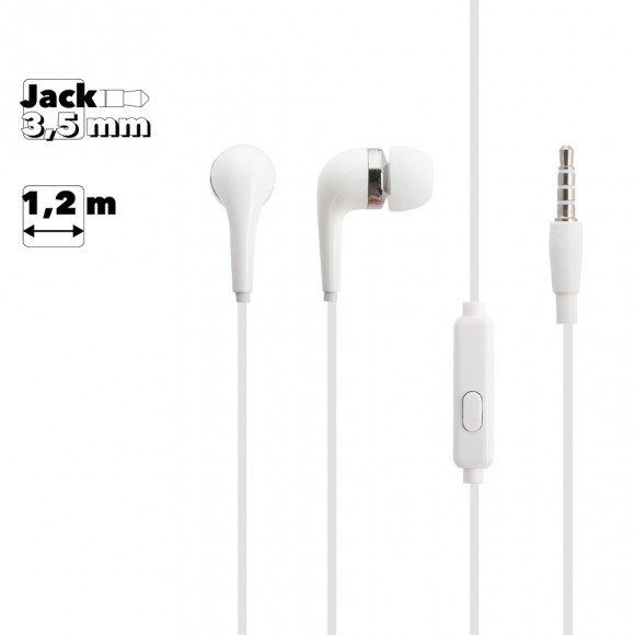Гарнитура Borofone BM39 Refined Chant Universal Earphones With Mic, белая