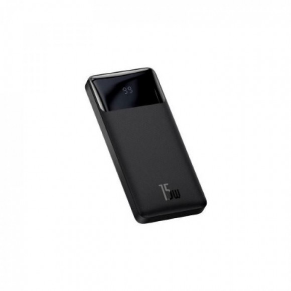 Внешний аккумулятор BASEUS Bipow Digital Display 15W, 3.0A (10000 mAh), черный