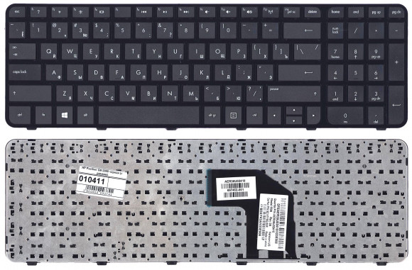 Клавиатура для ноутбука HP Pavilion G6-2000, G6-2100, G6-2200, G6-2300, G6-2004er, G6-2006er, G6-2007er с рамкой, черная