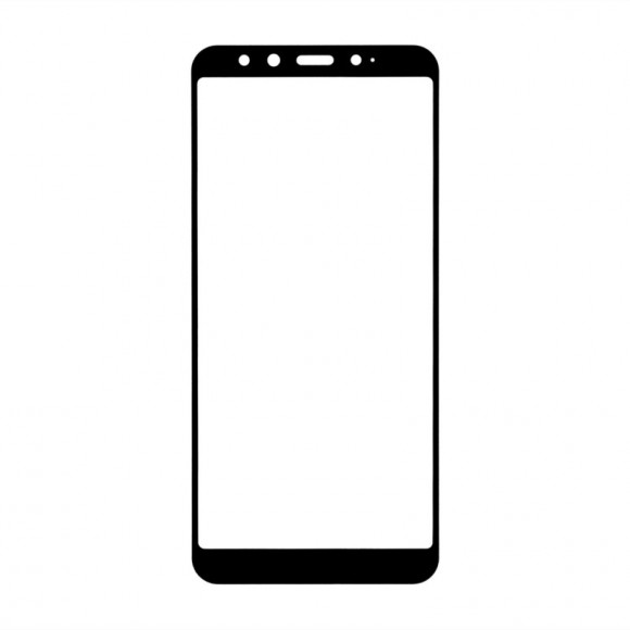 Защитное стекло "LP" для Xiaomi Redmi 6X Thin Frame Full Glue с рамкой 0.33 мм, 2.5D, 9H, черное