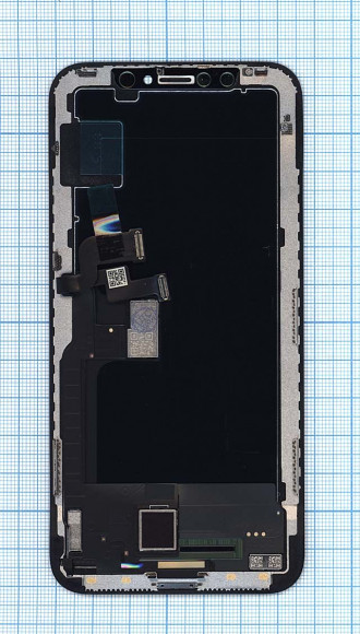 Дисплей для Apple iPhone X в сборе с тачскрином (OLED YK (AAA)), черный
