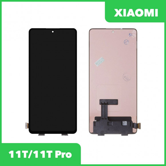 LCD дисплей для Xiaomi 11T, 11T Pro в сборе с тачскрином OLED (черный)