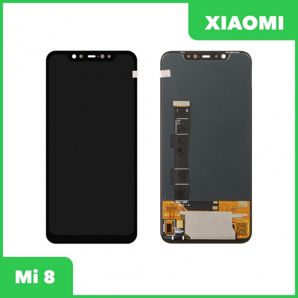 LCD дисплей для Xiaomi Mi 8 в сборе с тачскрином, OLED (черный) Premium Quality