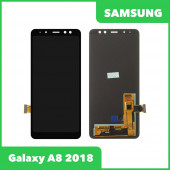 LCD дисплей для Samsung Galaxy A8 2018 SM-A530 в сборе с тачскрином (OLED), черный
