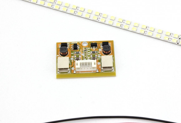 Светодиодная подсветка для 24" (2 линейки 535x3мм (2835*99)) + инвертор