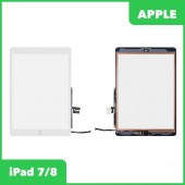 Тачскрин для Apple iPad 7, 8 10.2 (A2197, A2198, A2200, A2428, A2429) + серебряная кнопка HOME (белый) Тачскрин для Apple iPad 7, 8 10.2 (A2197, A2198, A2200, A2428, A2429) + серебряная кнопка HOME (белый)