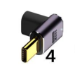 Переходник USB 4 Type C угловой тип 3