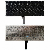 Клавиатура для ноутбука Apple MacBook A1369 черная, большой Enter Клавиатура для ноутбука Apple MacBook A1369 черная, большой Enter