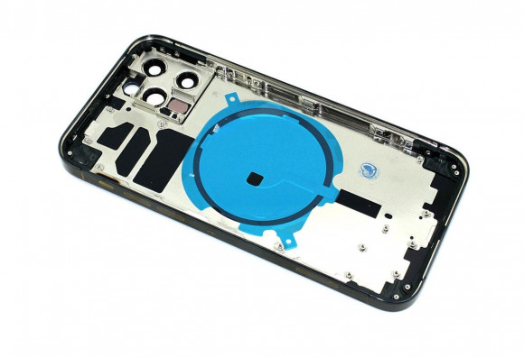 Задняя крышка (корпус) в сборе с рамкой для Apple iPhone 12 Pro, blue