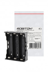 Отсек для элементов питания Robiton Bh3x18650/pins с выводами для пайки PK1, 1 штука Отсек для элементов питания Robiton Bh3x18650/pins с выводами для пайки PK1, 1 штука
