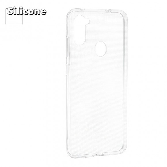 Силиконовый чехол "LP" для Samsung Galaxy A11 (A115F) TPU, прозрачный (коробка)