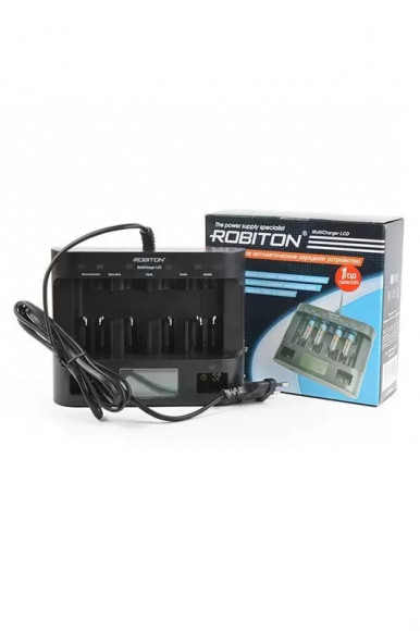 Зарядное устройство для аккумуляторов (элементов питания) Robiton MultiCharger LCD