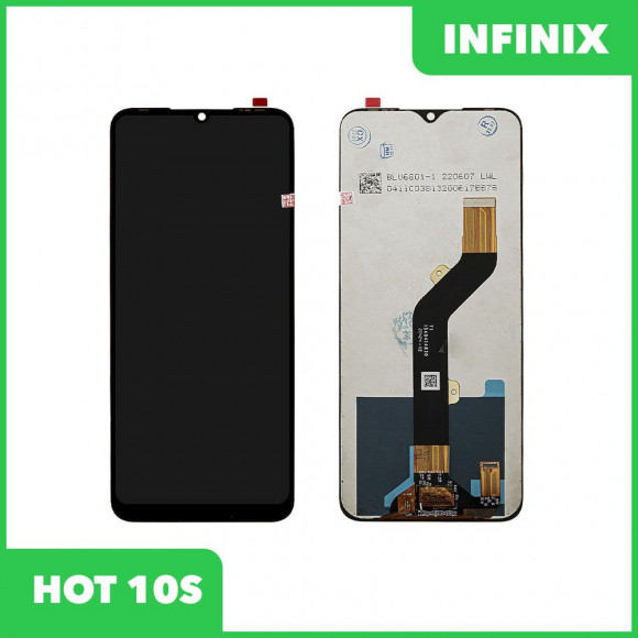 LCD дисплей для Infinix Hot 10S в сборе с тачскрином, Premium Quality, черный