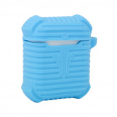 Чехол для AirPods COTEetCI AirPods Case and String Suit с держателем для гарнитуры (синий) Чехол для AirPods COTEetCI AirPods Case and String Suit с держателем для гарнитуры (синий)