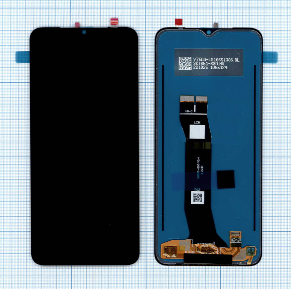 Дисплей для Huawei Nova Y61 в сборе с тачскрином черный