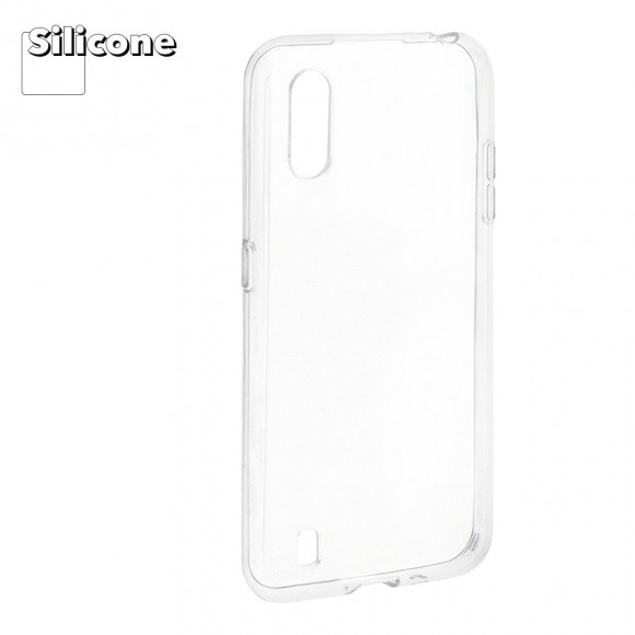 Силиконовый чехол "LP" для Samsung Galaxy M01 (M015F) TPU, прозрачный (европакет)