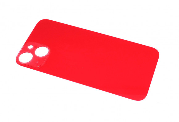 Задняя крышка (стекло) для Apple iPhone 14 красная