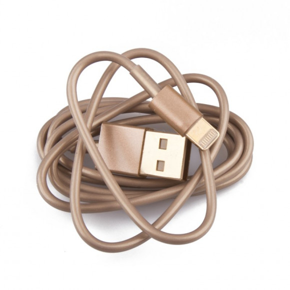 USB Lightning Cable для Apple iPhone 5s, SE (золотой, коробка)