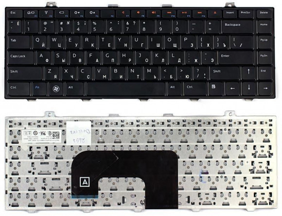 Клавиатура для ноутбука Dell Studio 14, 14z, 1440, 1450, 1457, черная Клавиатура для ноутбука Dell Studio 14, 14z, 1440, 1450, 1457, черная