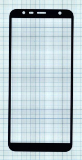 Защитное стекло Samsung Galaxy J4 Plus (2018), черное