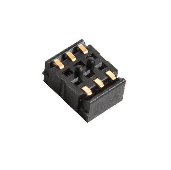 Разъем PCB SCK 2*3P 1.27MM S/T SMT Разъем PCB SCK 2*3P 1.27MM S/T SMT