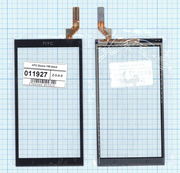 Сенсорное стекло (тачскрин) для HTC Desire 700, черный