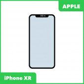 Стекло в сборе с рамкой для Apple iPhone XR, 11 олеофобное покрытие Z, черный