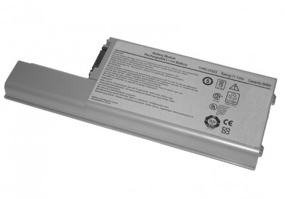 Аккумулятор (батарея) для ноутбука Dell Latitude D820 (CF623) 11.1V 5200mAh