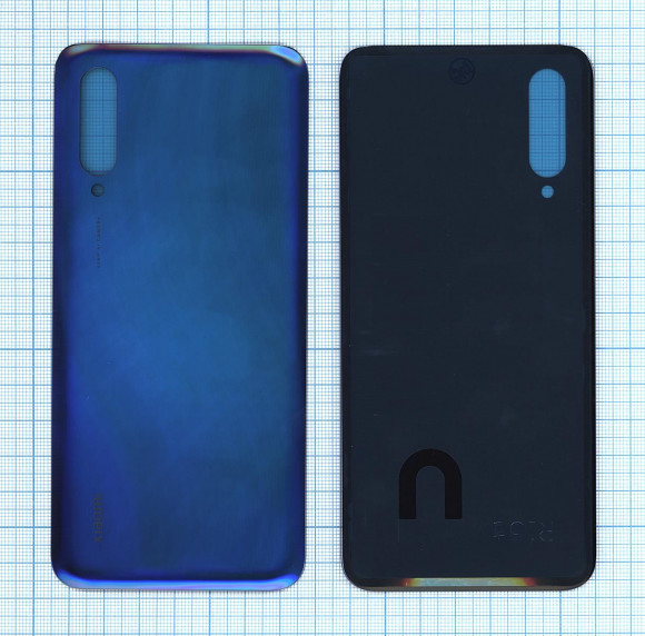 Задняя крышка корпуса для Xiaomi CC9, Mi 9 Lite, синяя